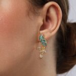 BOUCLES D'OREILLES FLOWER SIMINOU - Amazonite