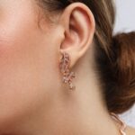 BOUCLES D'OREILLES FLOWER SIMINOU - Quartz Rose