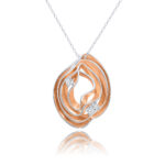 COLLIER DROP MATT MINI PAVÉ