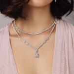 COLLIER BRIDAL RIVIÈRE ONE SQUARE