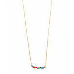 COLLIER MINI RAINBOW BAGUETTES