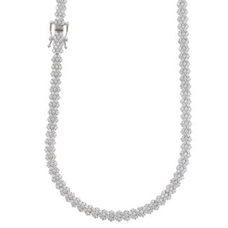 COLLIER TRESSE PAVÉ SALVA