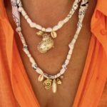 GOLDEN FLUO 12 - 3 EN 1 , COLLIER , BRACELET, CHEVILLE