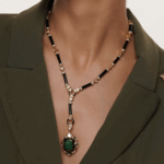 BEGUM HAUTE EVERGREEN DROP NECKLACE