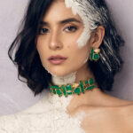 COLLIER JAYP ISHARYA GREEN EMERAUDE