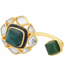 BEGUM HAUTE EVERGREEN DUPLET RING
