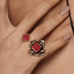 BEGUM HAUTE EVERPINK DUPLET RING