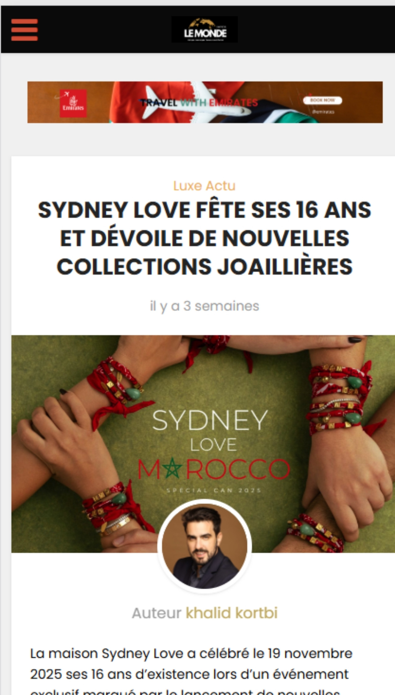 Sydney Love - Revue presse CAN (2)